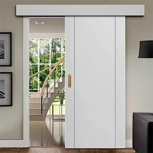 MOROBOR 180MM Self-Stick Oval Sliding Door Pulls, 2pcs Aluminum Alloy Flush Pull Punch-Free Handle for Sliding Barn Door Windows Cabinets (Bronze Gold) - Image 5
