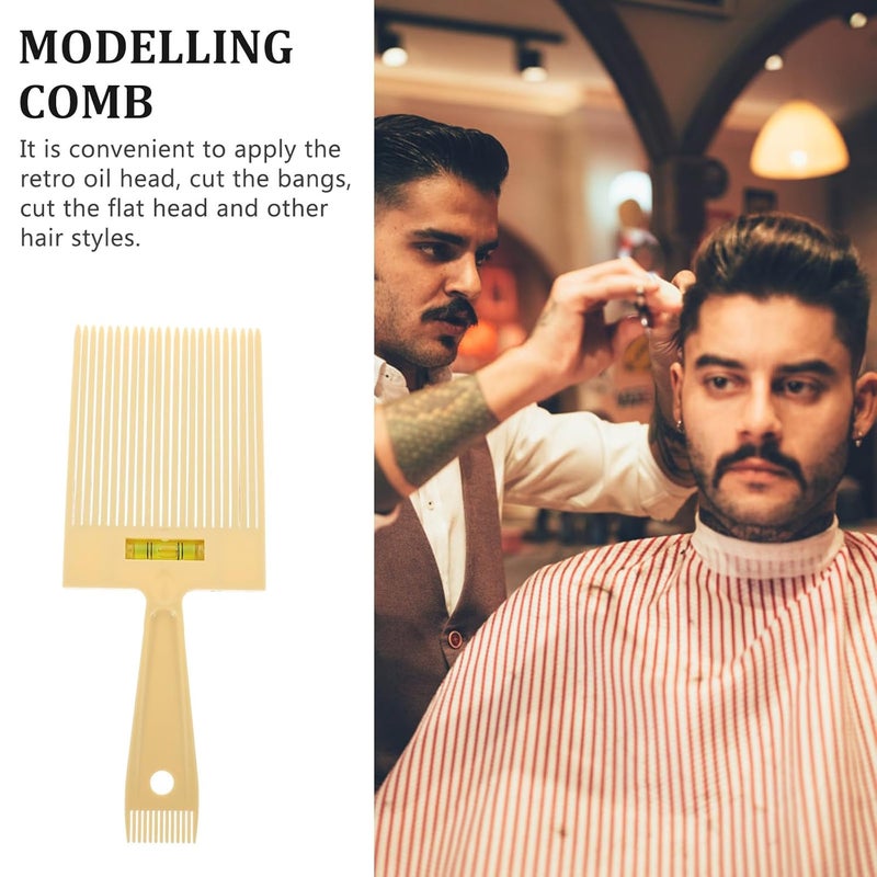 Flat Top Comb Wide Tooth Cutting Comb Set for Men Professional Hair Styling Tool for Salon and Home Use - Image 3
