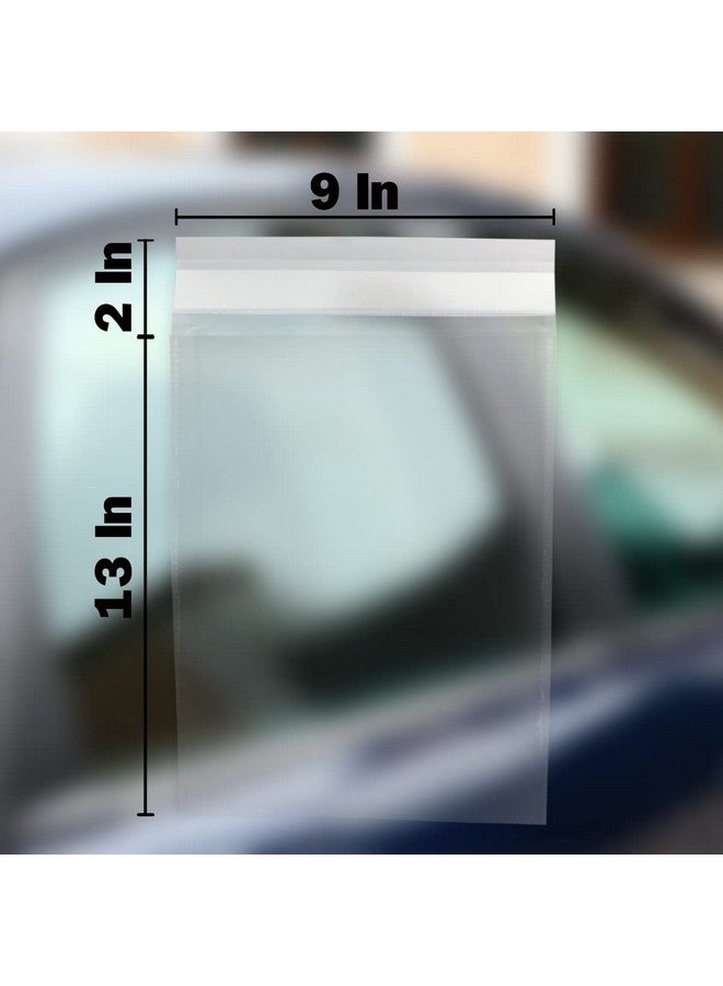 Versa-Tags Form Holder, Buyers Guide Holder, Buyers Guide Window Hangers, Buyers Guide Window Holder For Car Dealership, Forms Holder, 9” X 13” Clear Plastic Pouch, Packaged 50 Per Pack - Image 2