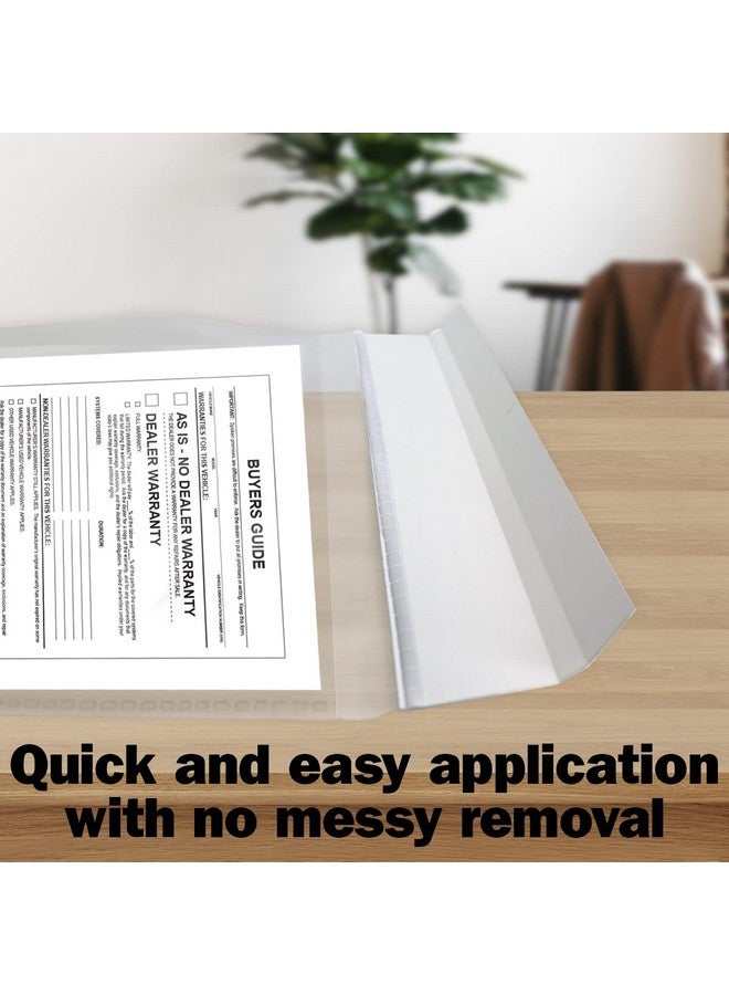 Versa-Tags Form Holder, Buyers Guide Holder, Buyers Guide Window Hangers, Buyers Guide Window Holder For Car Dealership, Forms Holder, 9” X 13” Clear Plastic Pouch, Packaged 50 Per Pack - Image 4