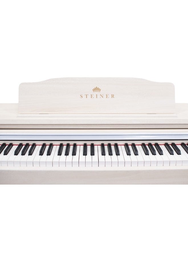 Steiner Digital Piano DP-250 White Ash (2025 Version) – 88-Key Weighted Hammer Action with Bench - Image 5