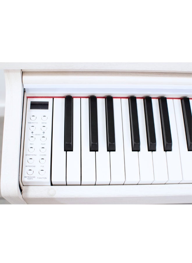 Steiner Digital Piano DP-250 White Ash (2025 Version) – 88-Key Weighted Hammer Action with Bench - Image 3