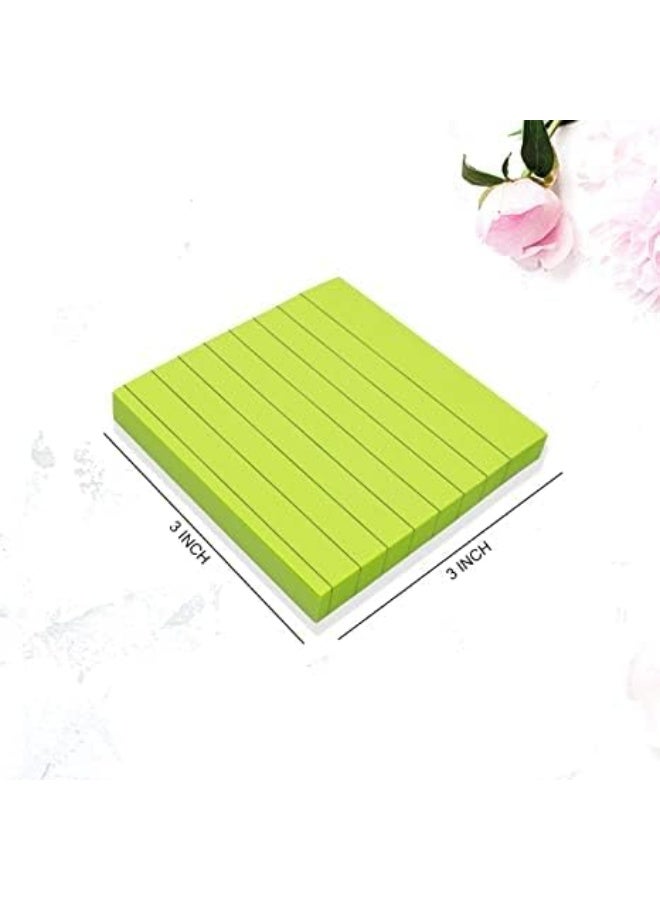 ملاحظات لاصقة متطابقة ، وسائد لاصقة ذاتية ملونة مشرقة ، وسائد مذكرة لاصقة قوية ، للمكتب ، المنزل ، المدرسة ، الاجتماع ، 6 وسائد ، 100 ورقة لكل وسادة ، 3 × 3 بوصة ، يزيل نظيفة ، متعددة الألوان - Image 2