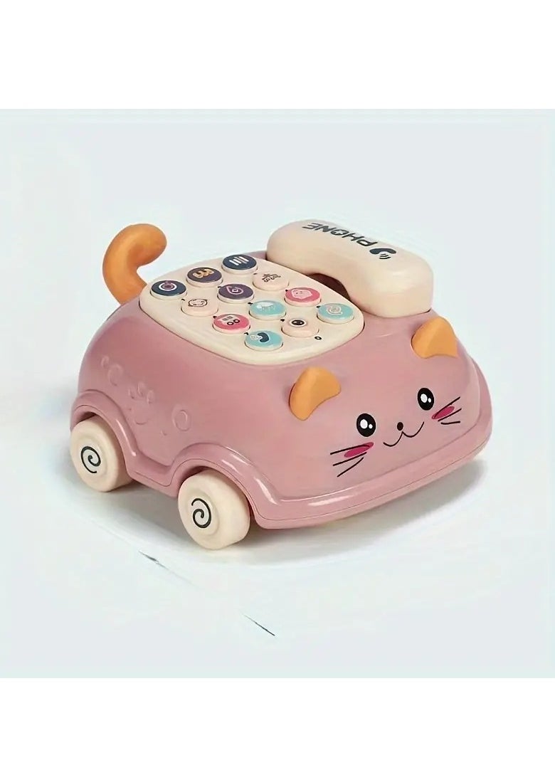 Gonice Children's Multi-functional Boys And Girls Chinese-English Bilingual Simulation Phone Story Machine Baby Educational Toys  - Image 1