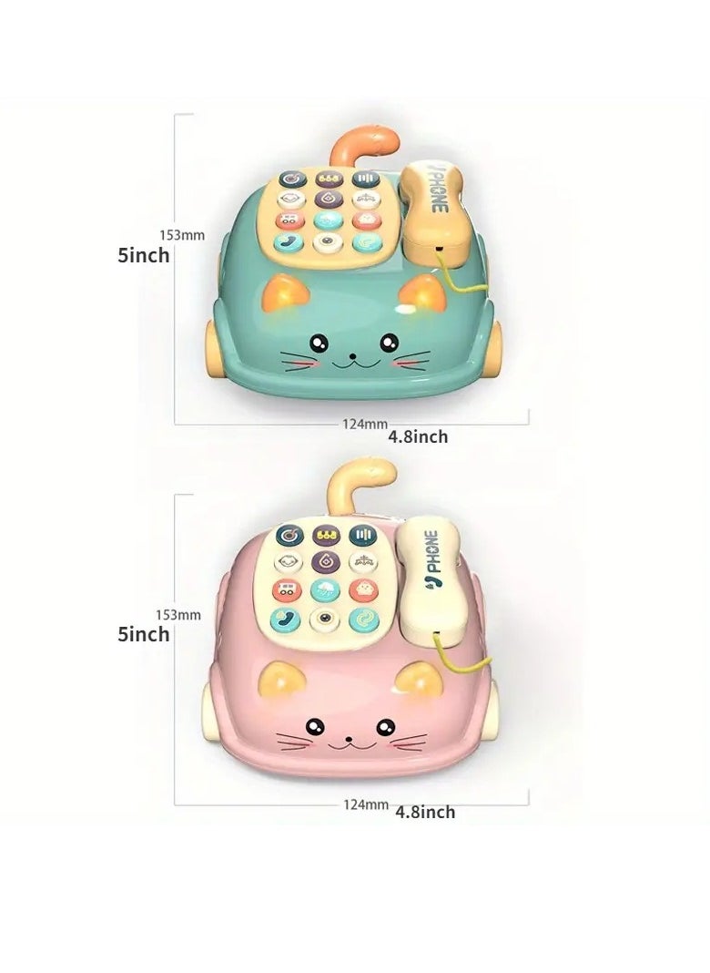 Gonice Children's Multi-functional Boys And Girls Chinese-English Bilingual Simulation Phone Story Machine Baby Educational Toys  - Image 3