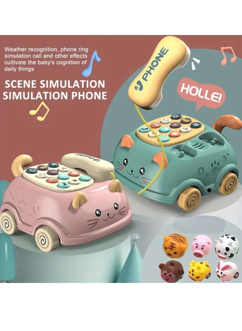 Gonice Children's Multi-functional Boys And Girls Chinese-English Bilingual Simulation Phone Story Machine Baby Educational Toys  - Image 4