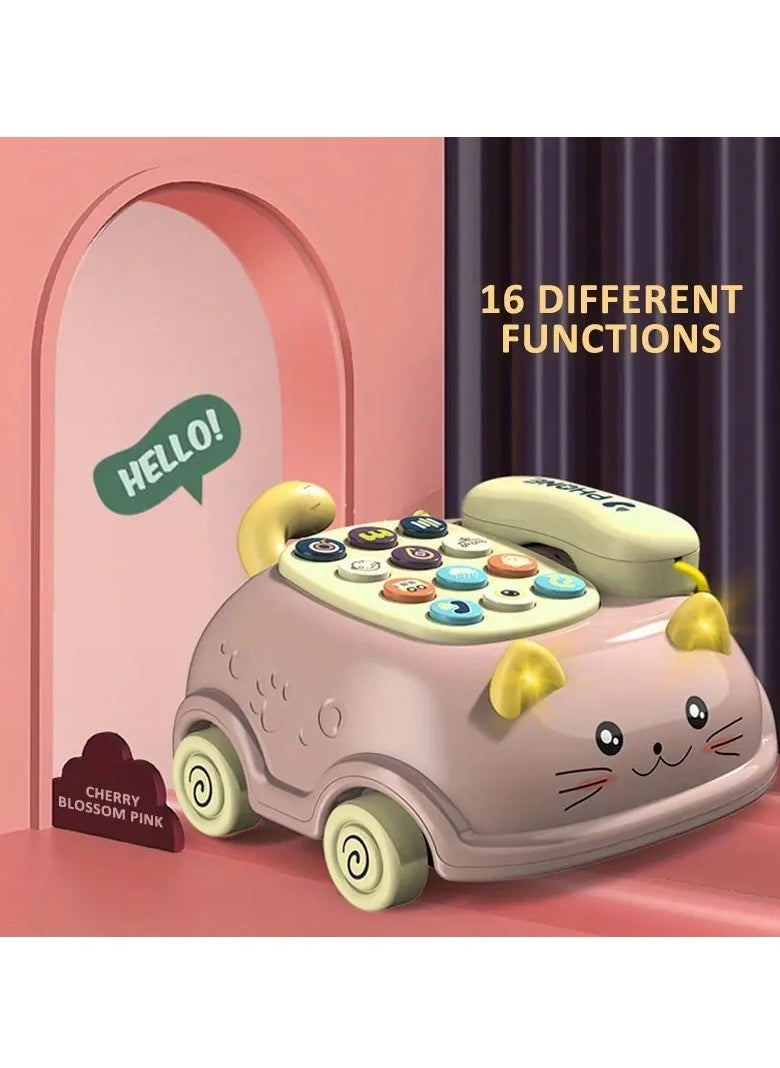 Gonice Children's Multi-functional Boys And Girls Chinese-English Bilingual Simulation Phone Story Machine Baby Educational Toys  - Image 2