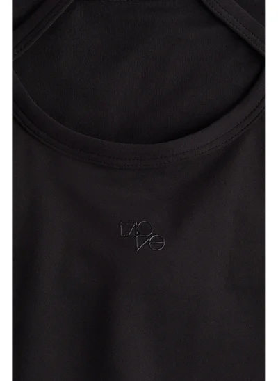 اتش اند ام Integral-bra sports strappy top with SoftMove™