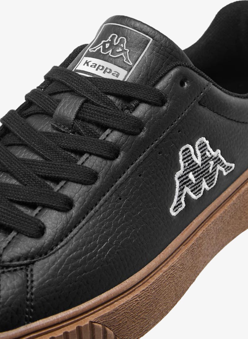 Kappa Women's Logo Applique Sneakers with Lace-Up Closure - Image 4