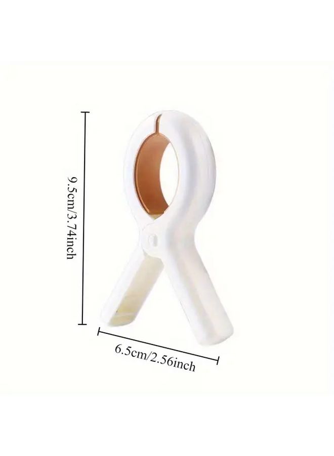 Heavy Duty Traceless Windproof Laundry Clips Non Slip Grip 8pcs White - Image 3