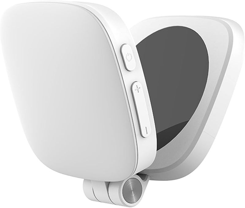 White Magnetic Folding LED Fill Light 5 Brightness CRI 90 Adjustable Selfie Ring - Image 2