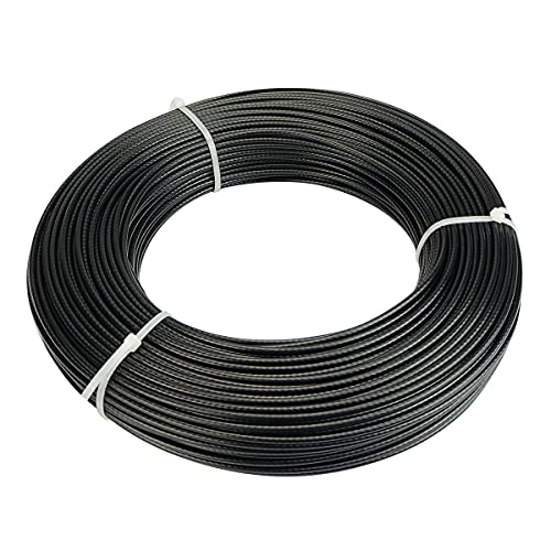 Shopoflux® Gym Machine Wire Rope PU Coated Cable Inside Steel (Black) (5 MM, 5 Meter) - Image 5