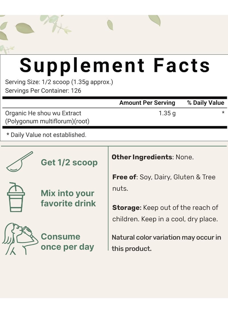 Micro Ingredients - Organic FO-TI (He Shou Wu) Extract Prepared, 6 oz - Image 1