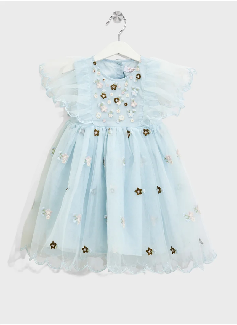 Ripples Girls Party Dress