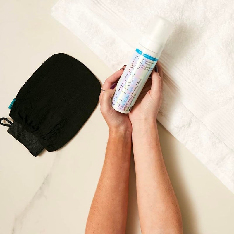 St.Tropez Tan Remover Mousse & Primer, 2-in-1 Prep and Maintain, Detox and Prime Skin, Sensitive Skin, Vegan, Natural & Cruelty Free, 6.7 Fl Oz - Image 3