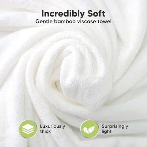 KeaBabies Hooded Baby Towel for Newborn Viscose Derived from Bamboo Large Baby Bath Towels with Hood for Boys Girls Toddler Extra Absorbent Soft Newborn Bath Essentials Deer Regular - Image 3