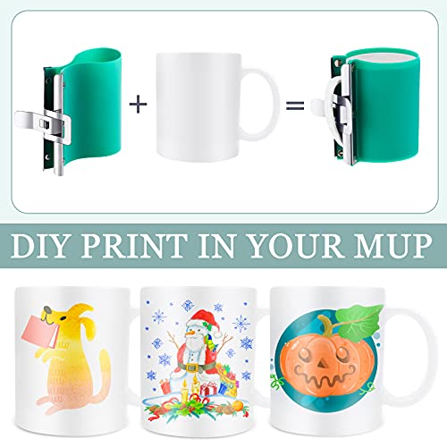 Patelai 15 oz and 11 oz Silicone Mug Clamp, 3D Sublimation Silicone Mug Wrap Cup Clamp Fixture for Mugs Printing - Image 4