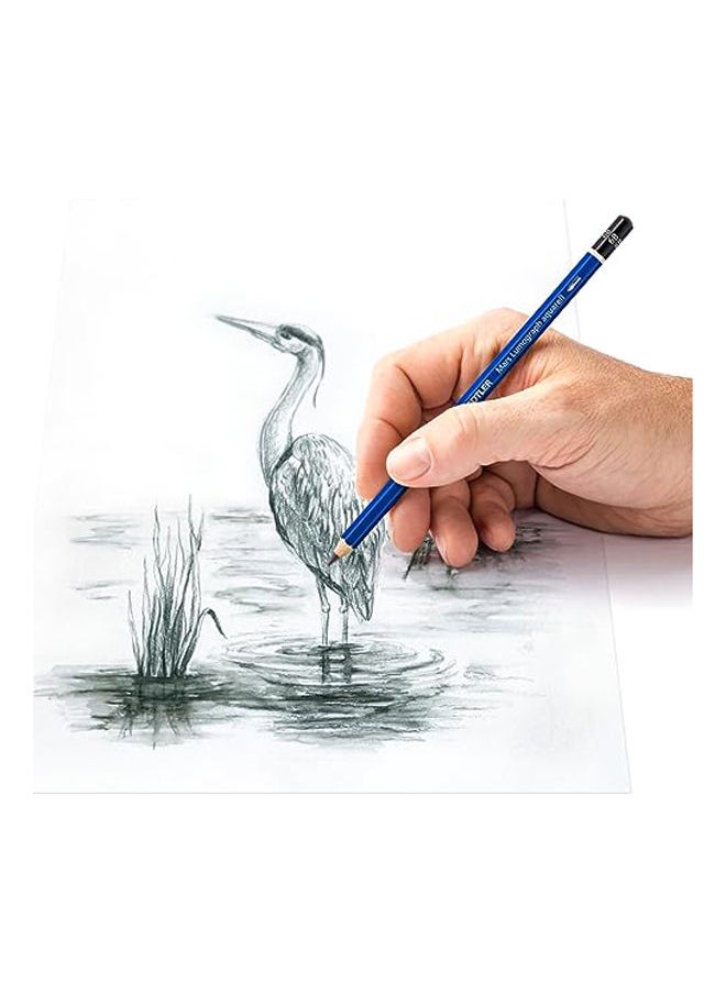 STAEDTLER - Staedtler-Water Color Graphite pencils with paint prush of 4 pcs. - multi color - Image 1