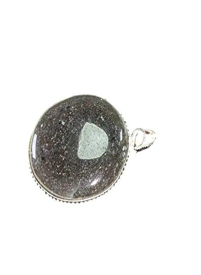 CA AGATE Natural Smokey Crystal Quartz Round shape pendant Crystal Crystal Pendant - Image 2
