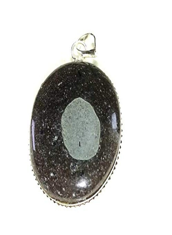 CA AGATE Natural Smokey Crystal Quartz Round shape pendant Crystal Crystal Pendant - Image 1