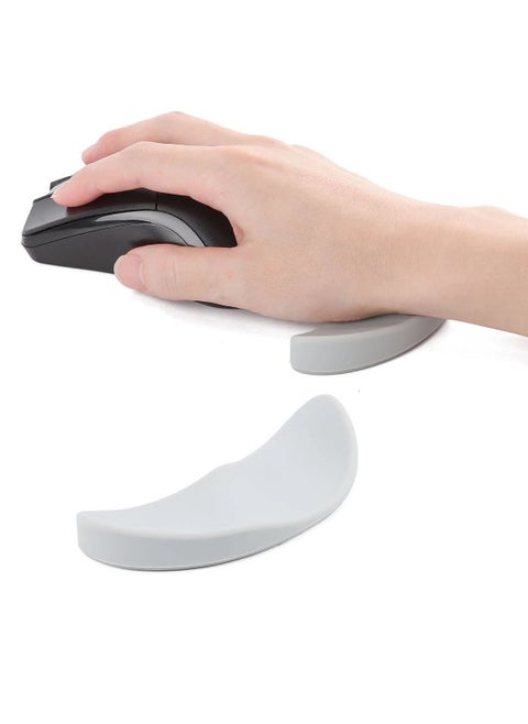 For Right Hand,Mouse Palm Pad, Tenosynovitis relief,Ergonomic Mouse Wrist Rest, Gliding Wrist Pad Moves Mouse Gamer Streamer Content Creator,Ergonomic Wrist Rest for Mouse,Sliding Palm Wrist Support Pad, Carpal Tunnel and Pain Relief, Desk Accessories for Office Work, Gaming, Coding,Grey
