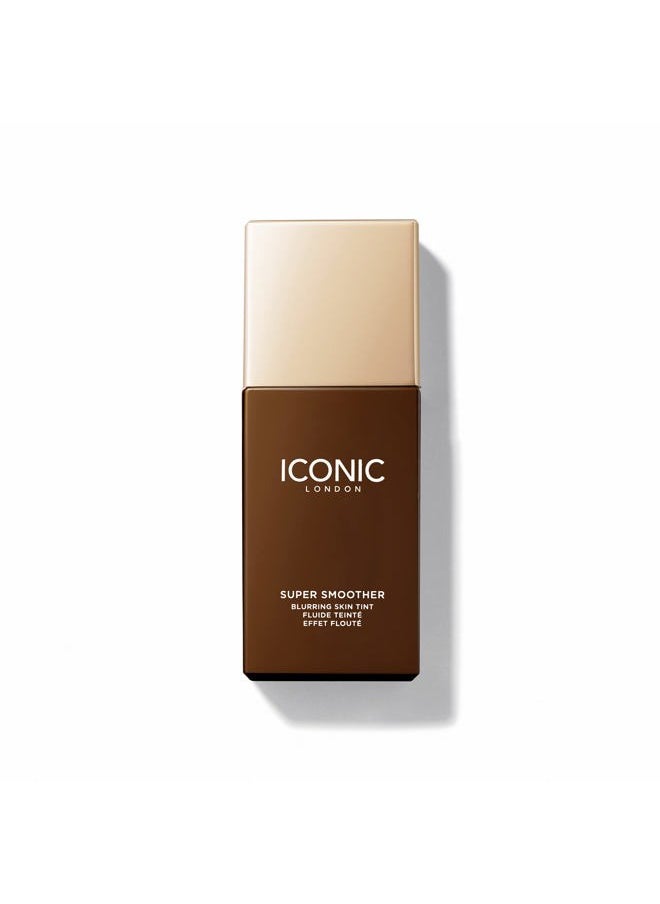 ICONIC LONDON Super Smoother Blurring Skin Tint | Light to Medium Coverage, Hydrating, Ultra-Lightweight Tinted Moisturizer, Cruelty-Free, Vegan Makeup (Golden Rich) 1.01 Fl oz  - Image 1