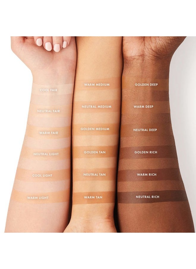 ICONIC LONDON Super Smoother Blurring Skin Tint | Light to Medium Coverage, Hydrating, Ultra-Lightweight Tinted Moisturizer, Cruelty-Free, Vegan Makeup (Golden Rich) 1.01 Fl oz  - Image 3