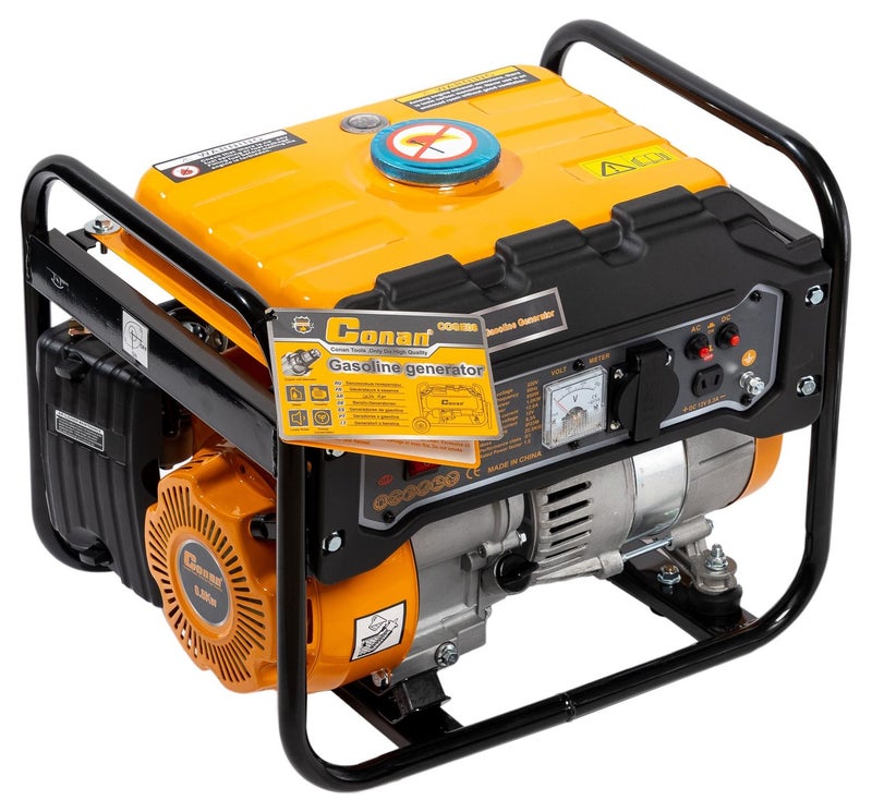 كونان مولد كهرباء بالبنزين من كونان – قدرة 1.0 كيلوواط، خزان وقود 6 لتر، تبريد هوائي، محرك ثنائي الأشواط – COGE08 محرك نحاسي - Image 1