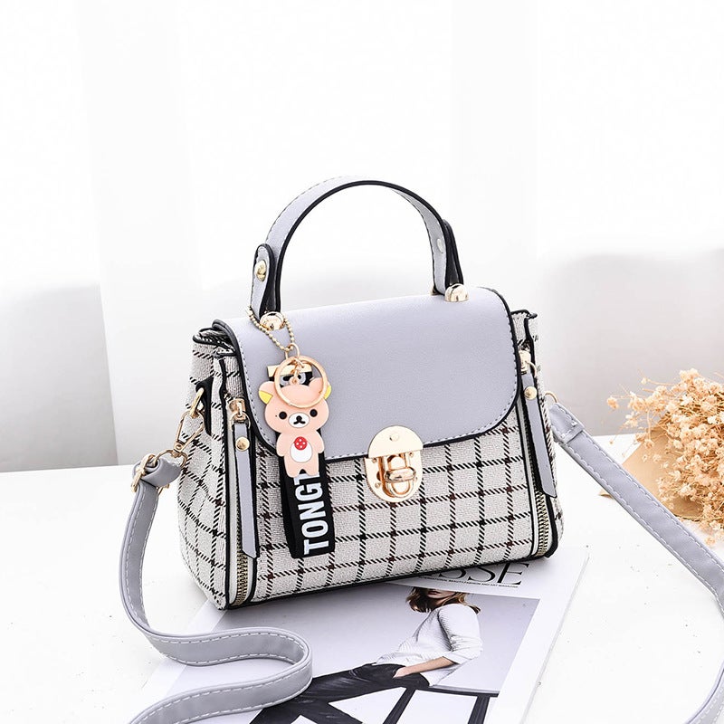 Bags For Women Korean Style Beautiful Small Square Bag Stripesd Crossbody Bag Casual Shoulder Crossbody Mini Bag - Image 3