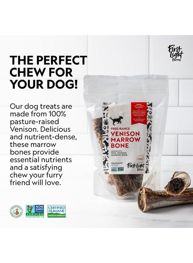 فيرست لايت عظام نخاع الغزال من فيرست لايت فارمز للكلاب | علكات طويلة الأمد | عبوة من 3 علكات طبيعية للكلاب لصحة الأسنان والمفاصل والتحفيز الذهني | خالية من الجلود الخام | مكافآت آمنة وصحية | 5.2 بوصة - Image 3