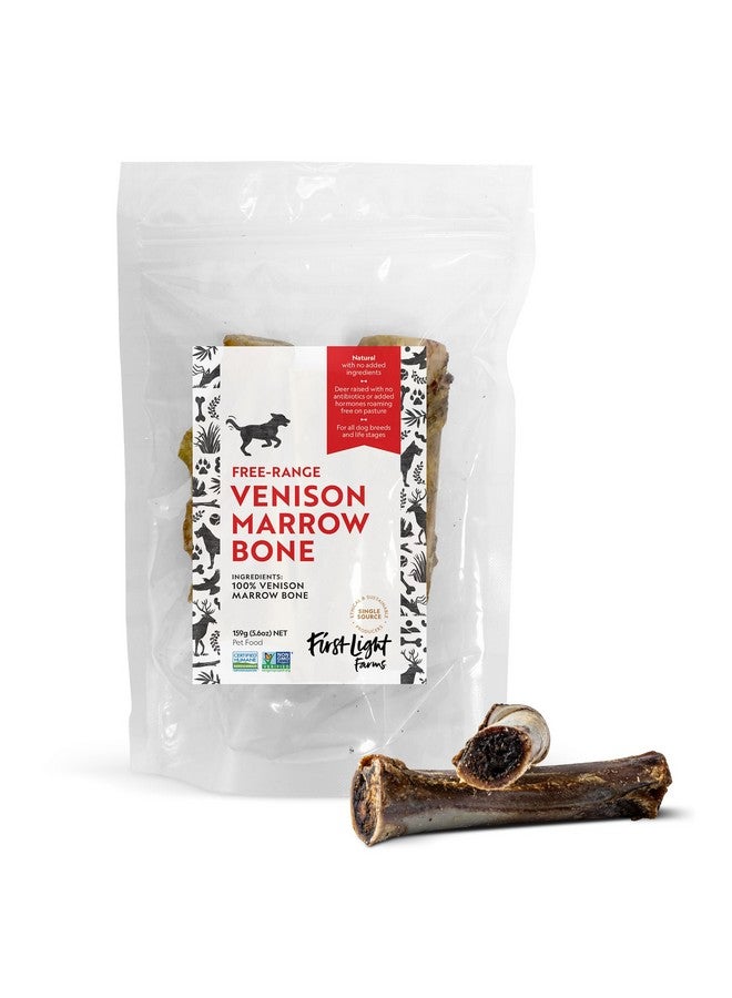 فيرست لايت عظام نخاع الغزال من فيرست لايت فارمز للكلاب | علكات طويلة الأمد | عبوة من 3 علكات طبيعية للكلاب لصحة الأسنان والمفاصل والتحفيز الذهني | خالية من الجلود الخام | مكافآت آمنة وصحية | 5.2 بوصة - Image 1