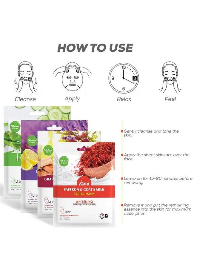 VCare قناع الصبار والخيار 30 مل يرطب ويهدئ البشرة  - Image 4