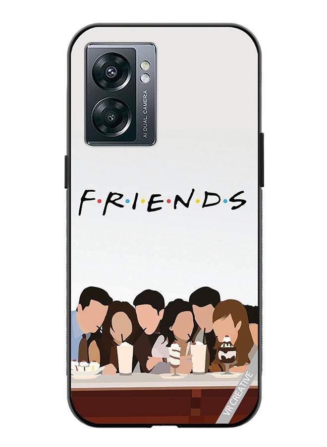 VR CREATIVE Protective Case Cover For OnePlus Nord N300 Friends Design Multicolour - Image 1