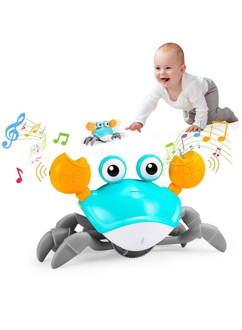 Sensory Toys for Babies, Crawling Crab Toy Baby Toys 0-6 Months Gifts for 1 2 Year Old Girls Boys Crab Toddler Toys for 1-2 Year Old Girls Tummy Time 0-6 6-12 Months Birthday Gift Toys