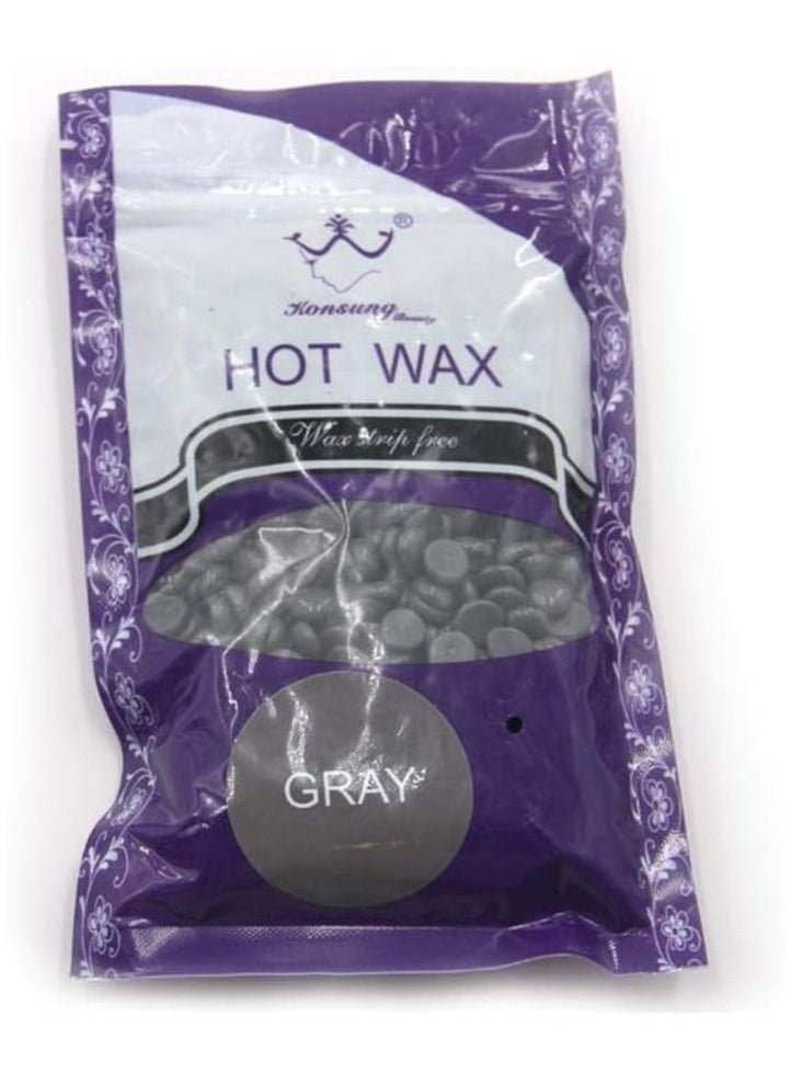 Konsung Beauty Hard Wax Beans for Painless Hair Removal, Wax Beads for Bikini Brazilian, Underarms, Back and Chest, Hair Removal Waxing Spatulas 