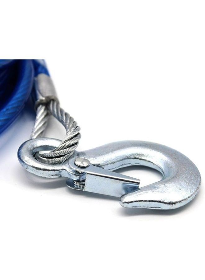 Generic 4M Emergency Steel Tow Rope with Hook for Car - Image 2