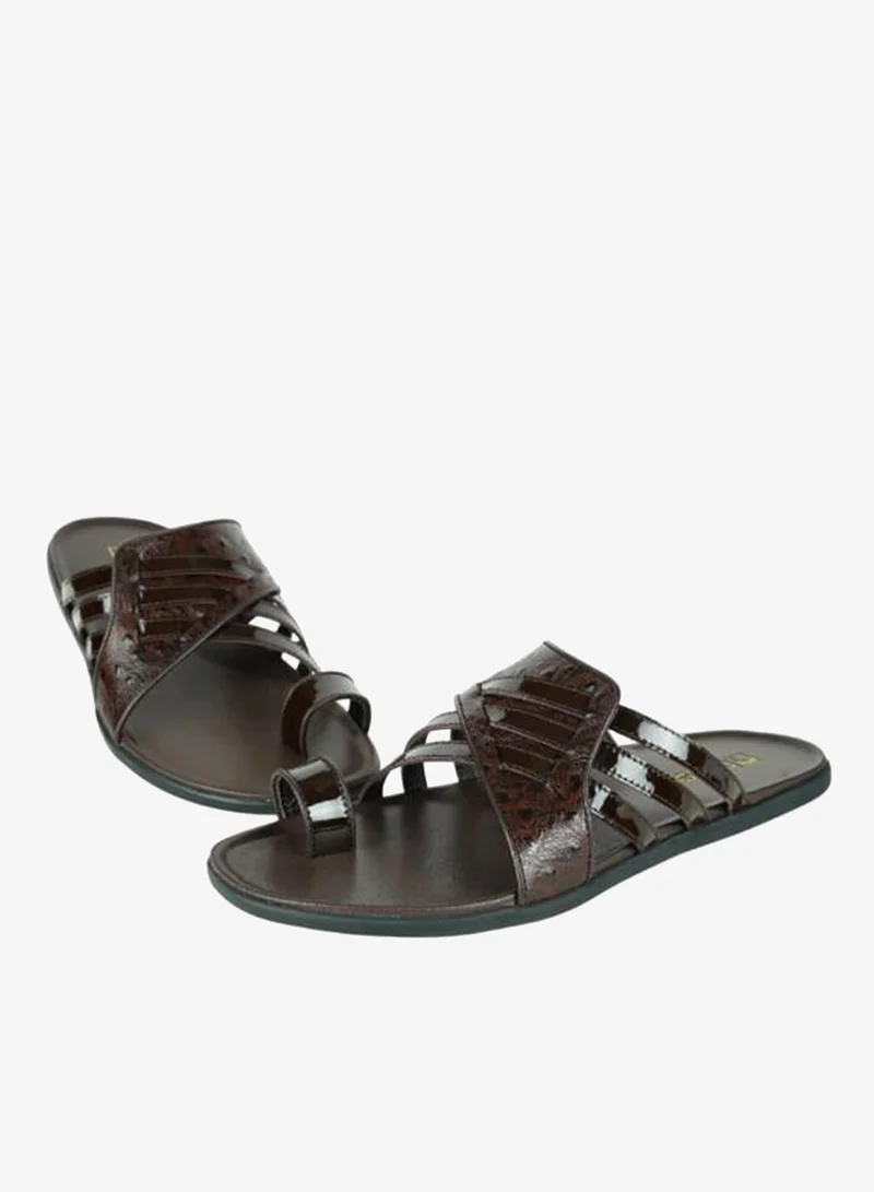 Barjeel Uno Coffee 008-3423 Barjeel Uno Mens Arabic Sandals 389A-11 Coffee for Men | Best Price UAE