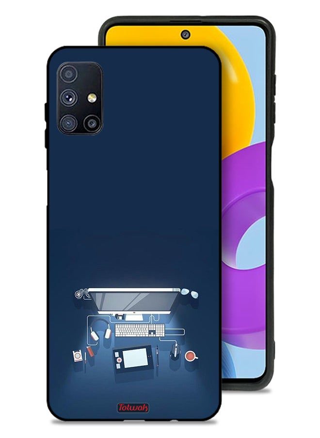 Tolwak غطاء حماية لجهاز Samsung Galaxy M51 - فن مكتب الكمبيوتر  - Image 1