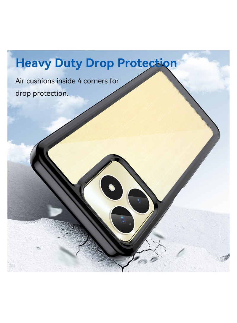 Phone case for Realme C51/ Realme Note 50 Clear Back Soft TPU Shockproof Bumper Protection Cover
