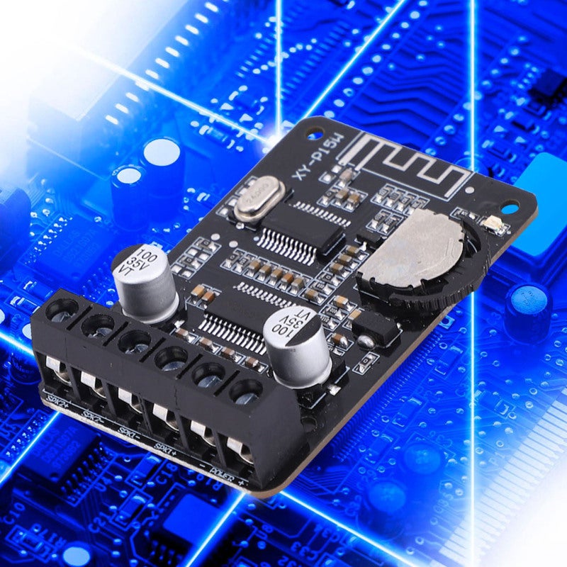 Bluetooth Amplifier Board 5.0 Dual Channel - 15m Transmission Distance Superior Auditory Enjoyment, Compact Size Easy Install, Multiple Protections for Audio DIY Enthusiasts Home Audio Setup - Image 2