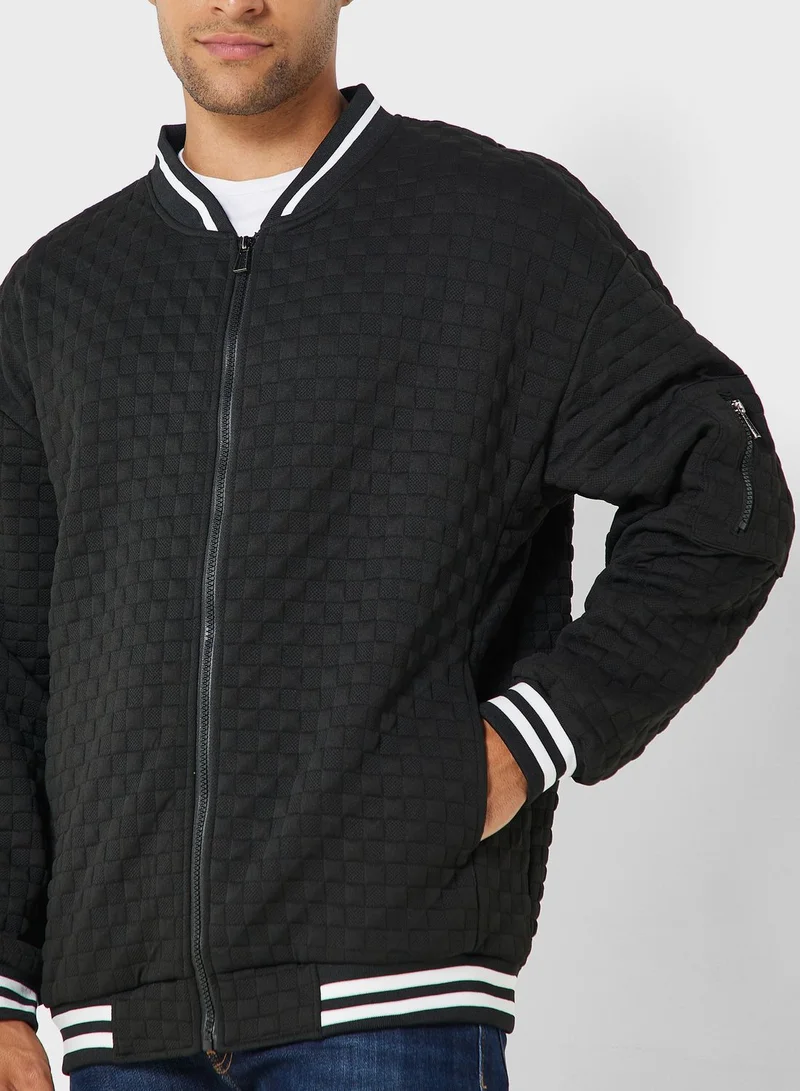 OFF LIMITS Zip Up Sweater