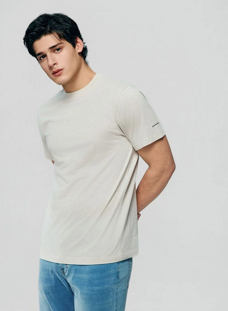 GIORDANO  Men’s Slim Fit Cotton Crew Neck Tee for Men | Best Price UAE
