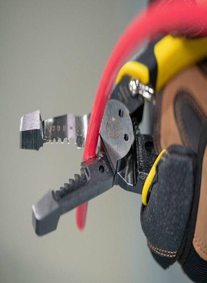 Southwire - 65028140 Tools & Equipment S816SOLHD Forged Wire Stripper: Strips 8-16 AWG SOL And 10-18 AWG STR; Shears 6-32 & 8-32 Bolts; Linesman Head; Heavy Duty Forged Steel - Image 5