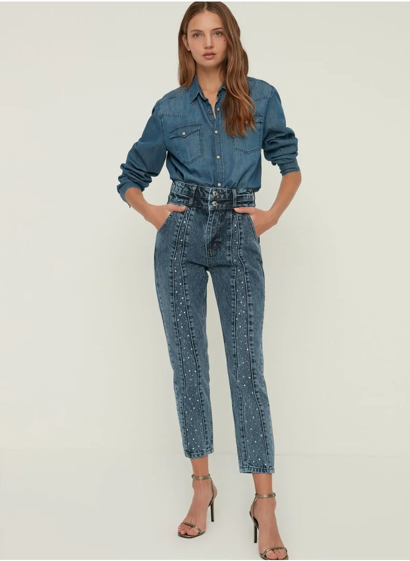 trendyol High Waist Mom Jeans