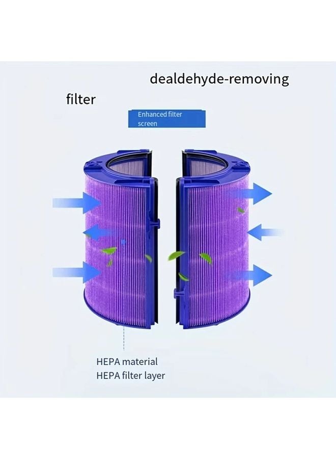 دايسون TP06 TP07 TP09 HP06 HP07 HP09 PH01 PH02 مرشح هواء بديل HEPA كربوني باللون البنفسجي - Image 4