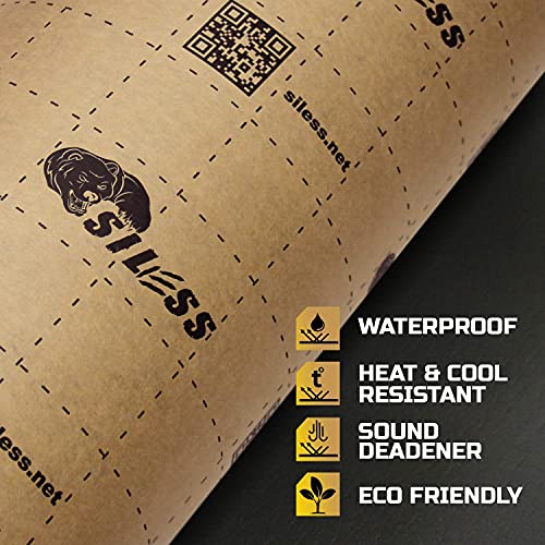 Siless Liner 157 (4 mm) mil 36 sqft Car Sound Deadening Closed Cell Foam & Heat Insulation mat - PE Foam Sound Deadener Material & Heat Barrier - Image 4