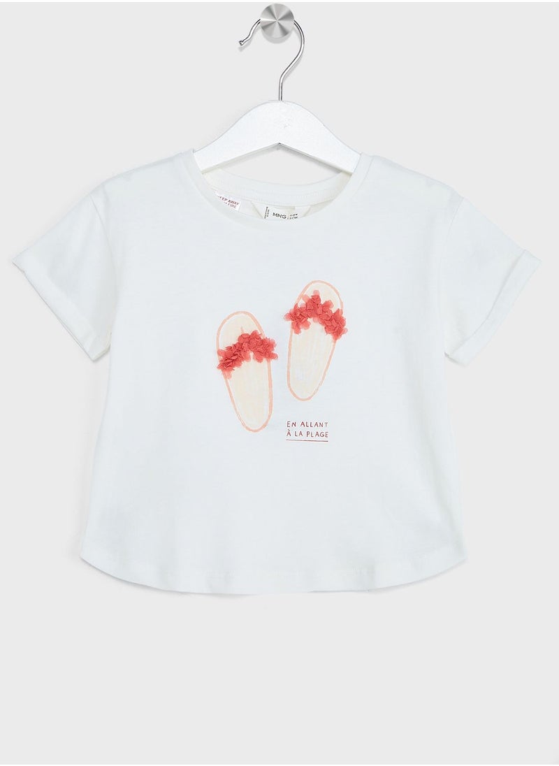 MANGO - Kids Graphic T-Shirt - Image 1