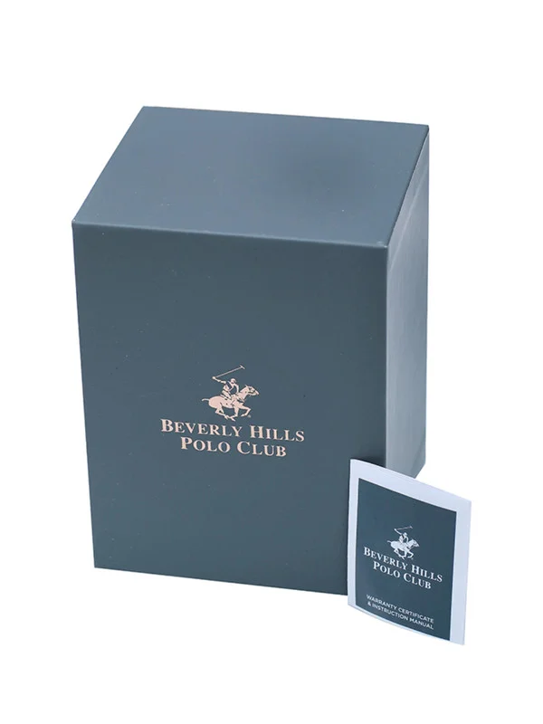 BEVERLY HILLS POLO CLUB BEVERLY HILLS POLO CLUB BP3702X.330 Men Automatic Multifunction Display Watch & Metal Strap Silver