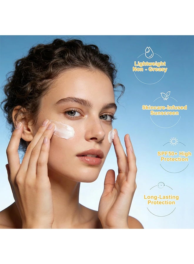 لايكو 10 عبوات من واقي الشمس المصغر لتفتيح البشرة SPF50 PA، واقي شمس بحجم السفر للوجه والجسم، مقاوم للماء وغير دهني، كريم شمس فردي مقاوم للماء، ضروري للشاطئ عند السفر، ومناسب للهدايا وحفلات الشكر، 0.28 أونصة/عبوة - Image 4