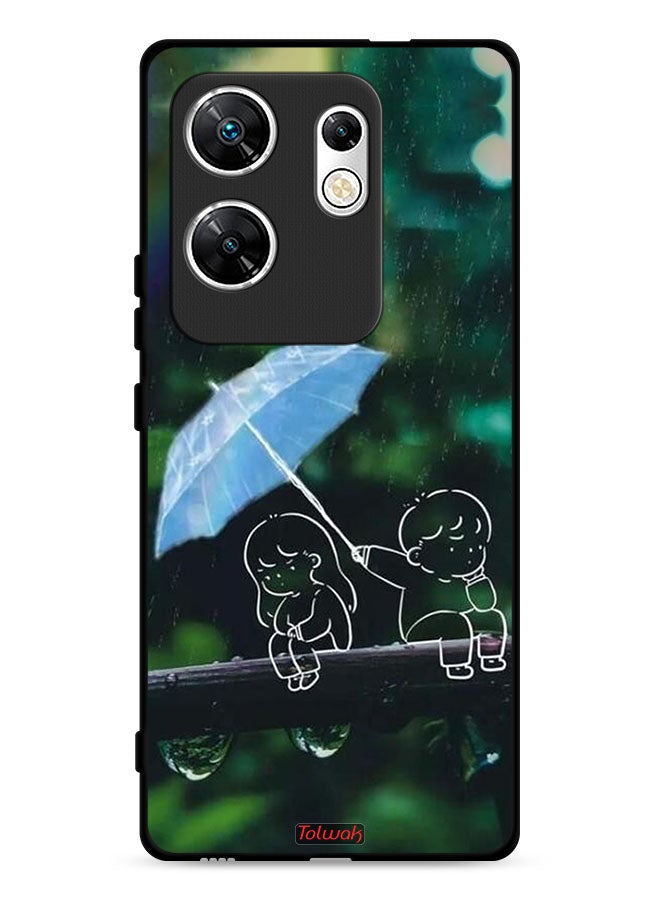 Tolwak Infinix Zero 30 4G Protective Case Cover Couple Abstract Art - Image 1